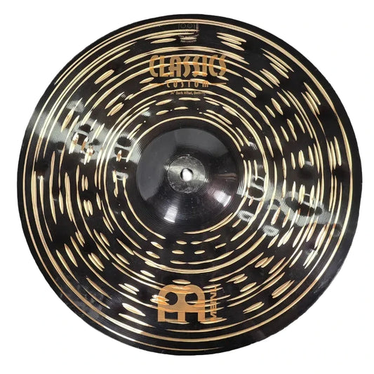 Used Meinl Classics Custom Dark Hi Hat Bottom Cymbal 14" - Good - Drum Center Of Portsmouth