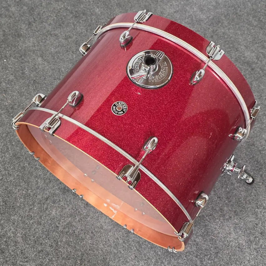 Used Grestch Catalina Club 5pc Drum Set Dark Cherry Sparkle - Very Good - Drum Center Of Portsmouth
