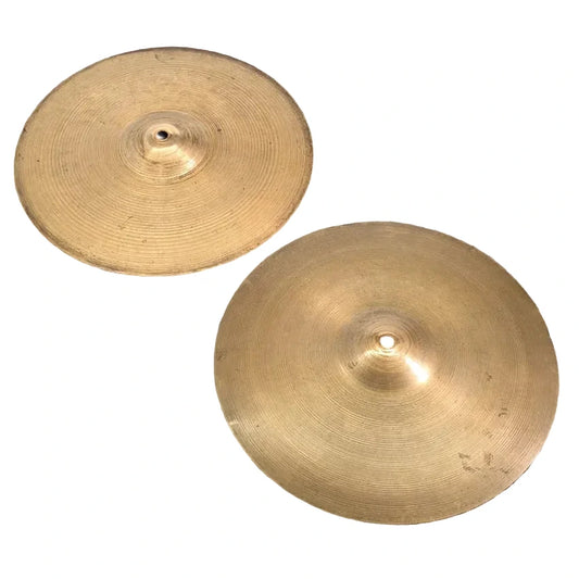 Used Vintage Zildjian A Hi Hat Cymbals 13" 578/578 grams - Good - Drum Center Of Portsmouth