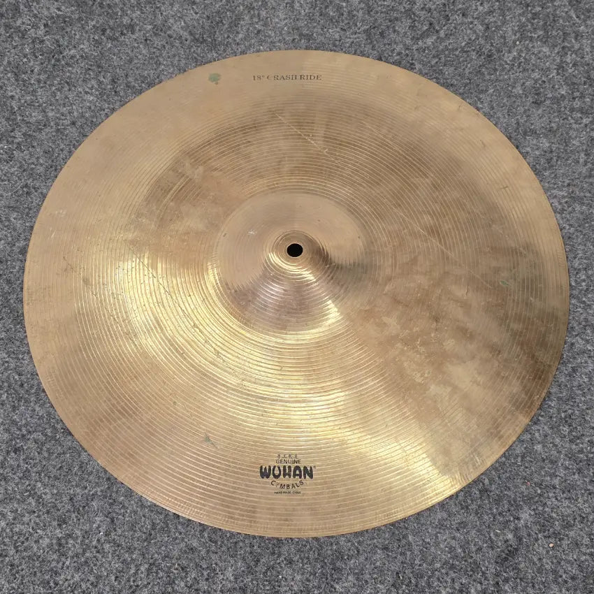 Used Wuhan Crash Ride Cymbal 18" - Fair - Drum Center Of Portsmouth