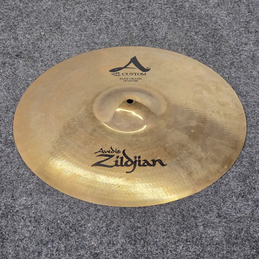 Used Zildjian A Custom Fast Crash Cymbal 18" - Good - Drum Center Of Portsmouth