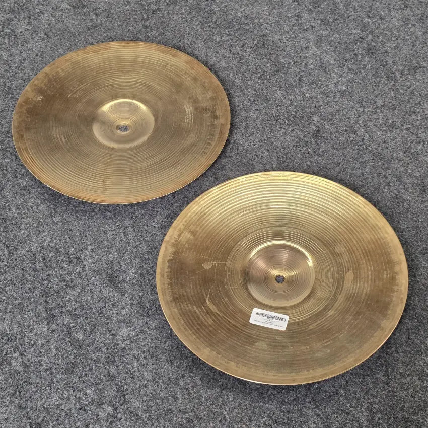 Used Zildjian A New Beat Hi Hat Cymbals 14" Brilliant - Good - Drum Center Of Portsmouth