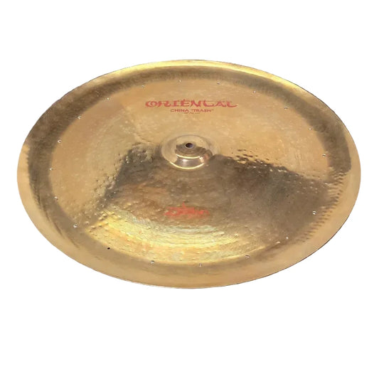Used Zildjian Oriental China Trash Cymbal 22" w/Rivets - Good - Drum Center Of Portsmouth