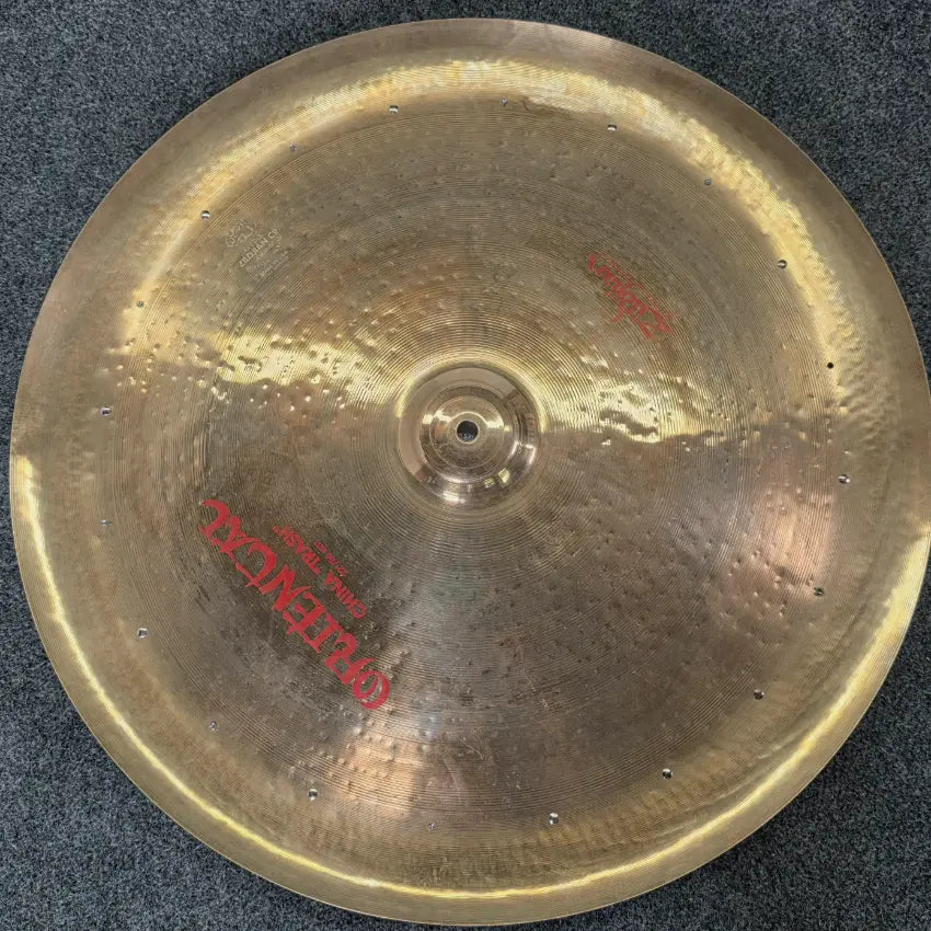 Used Zildjian Oriental China Trash Cymbal 22" w/Rivets - Good - Drum Center Of Portsmouth