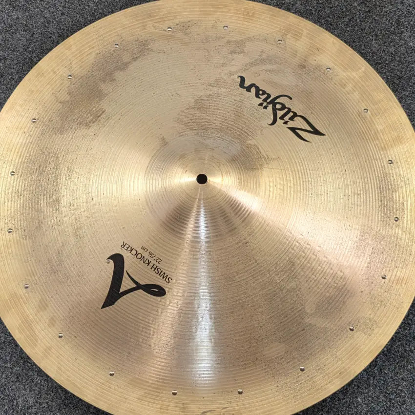 Used Zildjian A Swish Knocker Cymbal 22" - Very Good - Drum Center Of Portsmouth