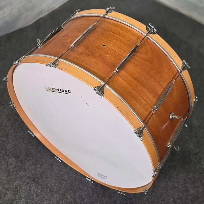 Used Ludwig Concert Mahogany Bass Drum 36" w/Stand - Good | NO WEB | - Drum Center Of Portsmouth