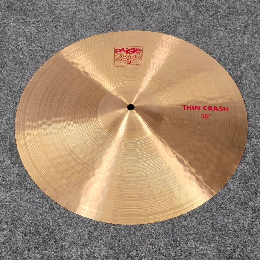 Used Paiste 2002 Thin Crash 16" - Fair - Drum Center Of Portsmouth