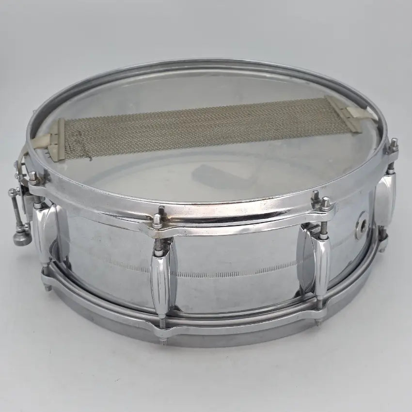 Used Vintage Gretsch 4160 Chrome Over Brass Snare Drum 14x5 - Good - Drum Center Of Portsmouth