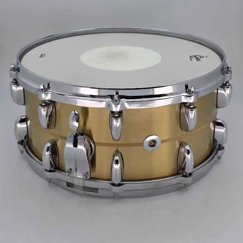 Used Gretsch G4169BBR USA Bell Brass Snare Drum 14x6.5 - Very Good - Drum Center Of Portsmouth