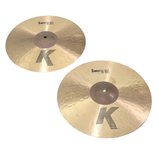 Used Zildjian Sweet Hi Hat Cymbals 15" - Good - Drum Center Of Portsmouth