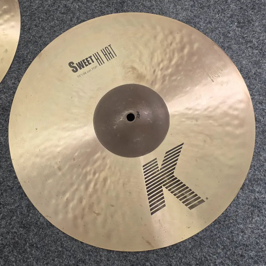 Used Zildjian Sweet Hi Hat Cymbals 15" - Good - Drum Center Of Portsmouth