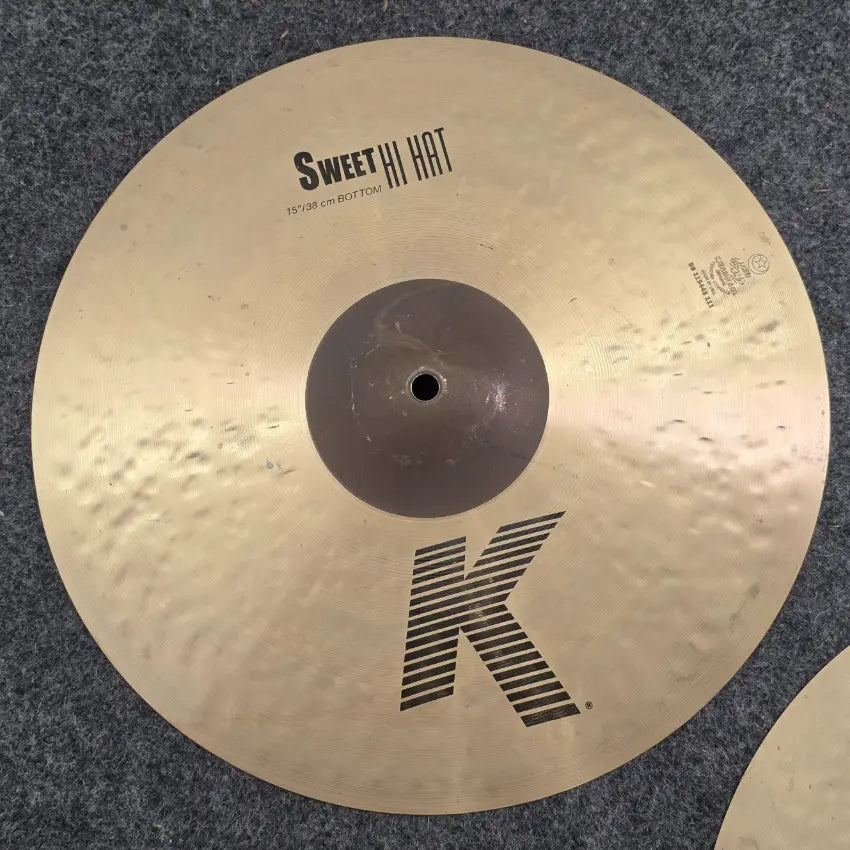 Used Zildjian Sweet Hi Hat Cymbals 15" - Good - Drum Center Of Portsmouth