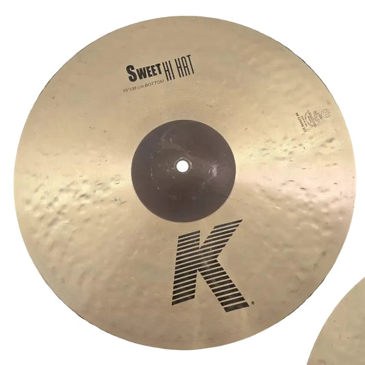 Used Zildjian Sweet Hi Hat Cymbals 15" - Good - Drum Center Of Portsmouth