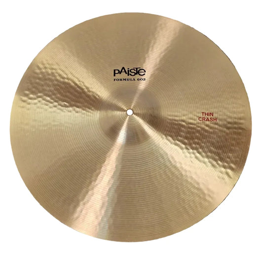 Used Paiste Formula 602 Thin Crash Cymbal 20" - Good - Drum Center Of Portsmouth