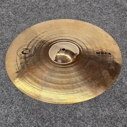 Used Turkish Meta B20 Crash Cymbal 18" - Good - Drum Center Of Portsmouth