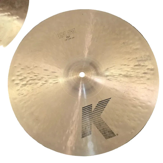 Used Zildjian K Light Hi Hat Cymbals 15" - Very Good - Drum Center Of Portsmouth