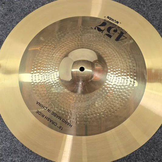 Used Wuhan 457 Rock Crash/Ride Cymbal 18" - Good - Drum Center Of Portsmouth