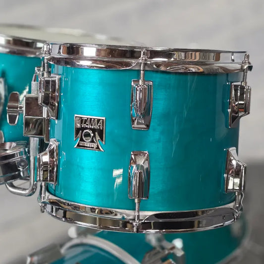 Used Tama Superstar Classic 50th Anniversary 4pc Drum Set Aquamarine - Good - Drum Center Of Portsmouth
