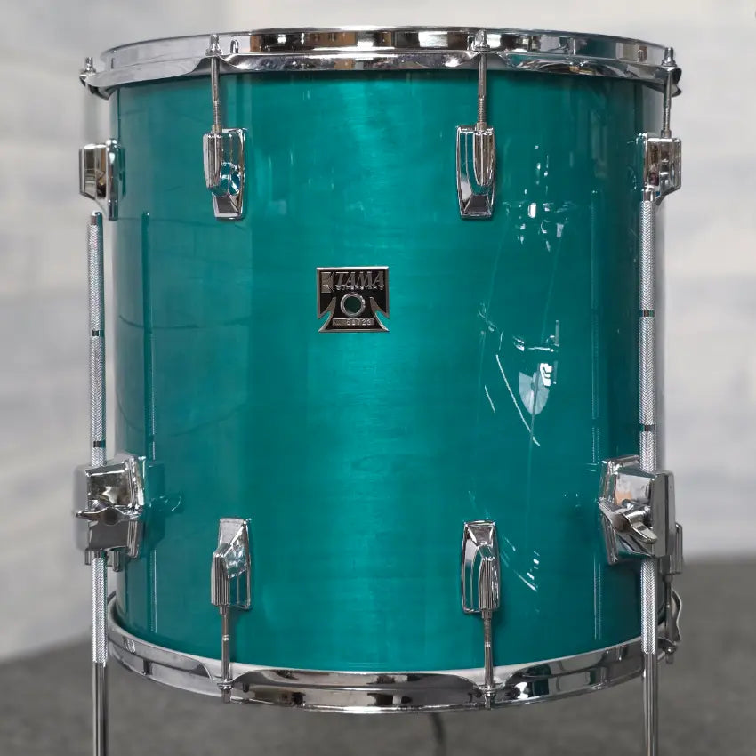 Used Tama Superstar Classic 50th Anniversary 4pc Drum Set Aquamarine - Good - Drum Center Of Portsmouth