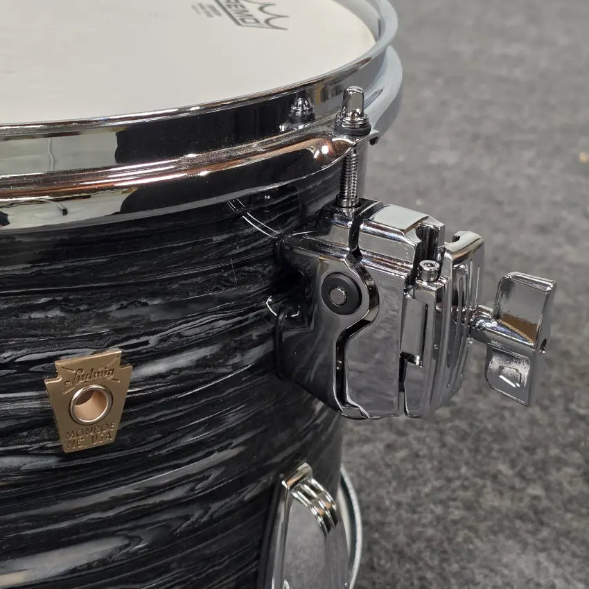Used Ludwig Classic Maple FAB 3pc Drum Set Vintage Black Oyster - Very Good - Drum Center Of Portsmouth