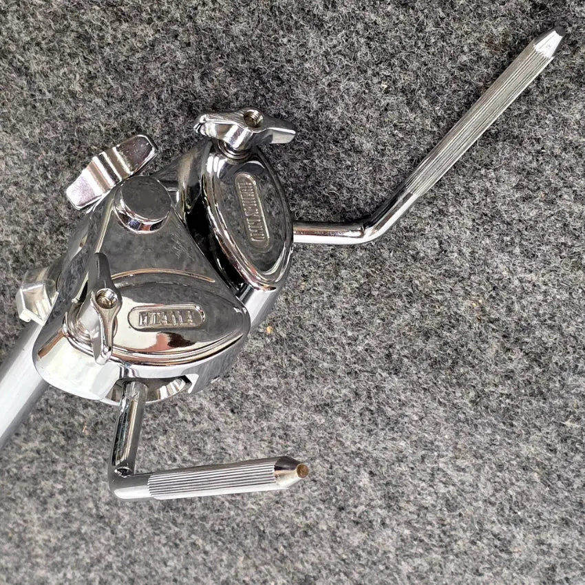 Used Tama Omni-Sphere Double Tom Holder Chrome - Very Good - Drum Center Of Portsmouth
