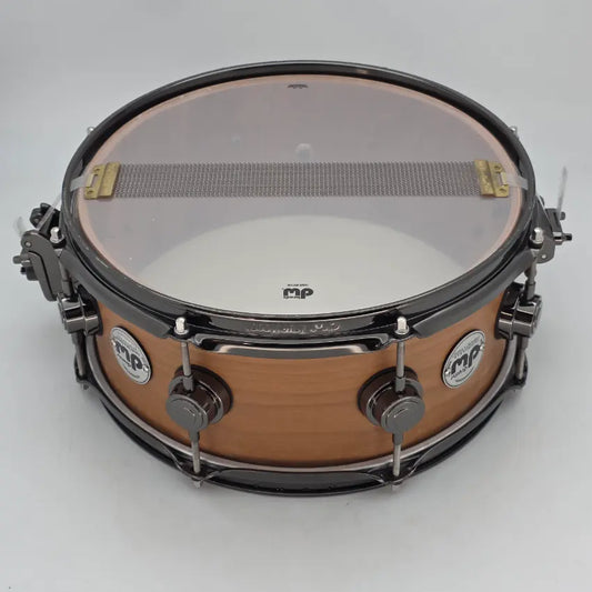 Used DW Collectors Cherry HVLT Snare Drum 13x5.5 Black Nickel Hardware - Good - Drum Center Of Portsmouth