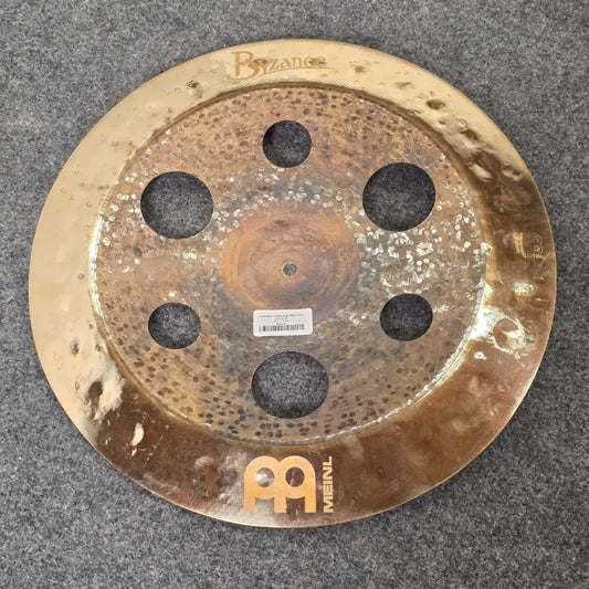 Used Meinl Byzance Dual Trash China Cymbal 18" - Very Good - Drum Center Of Portsmouth