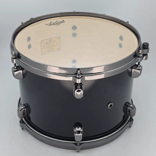 Used Tama Starclassic Maple Rack Tom Piano Black w/ Black Nickel Hardware 13x9 - Very Good - Drum Center Of Portsmouth