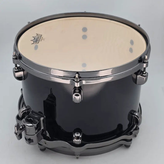 Used Tama Starclassic Maple Rack Tom Piano Black w/ Black Nickel Hardware 13x9 - Very Good - Drum Center Of Portsmouth