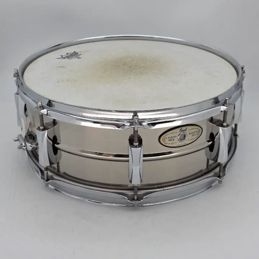 Used Pearl Sensitone Steel Snare Drum 14x5 - Very Good - Drum Center Of Portsmouth