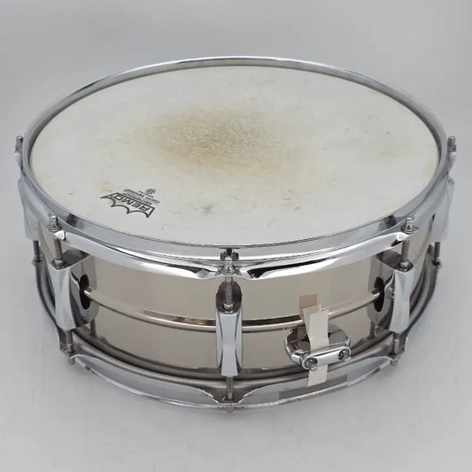 Used Pearl Sensitone Steel Snare Drum 14x5 - Very Good - Drum Center Of Portsmouth