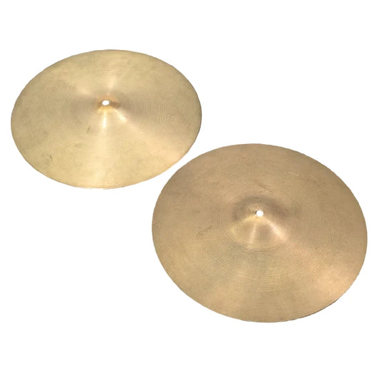 Used Vintage Zildjian A Hi Hat Cymbals 14" 932/1494 grams - Good - Drum Center Of Portsmouth