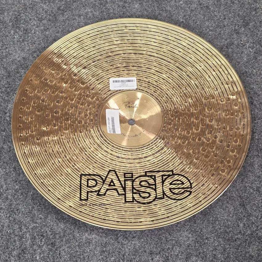 Used Paiste Signature Traditionals Thin Crash Cymbal 17" - Excellent - Drum Center Of Portsmouth