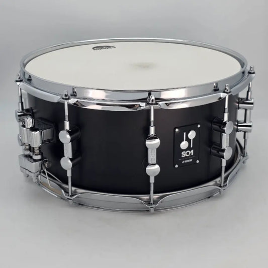 Used Sonor SQ1 Snare Drum 14x6.5 Matte Black - Very Good - Drum Center Of Portsmouth