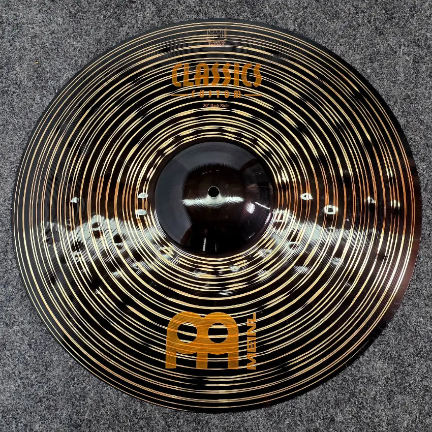 Used Meinl Classics Custom Dark Ride Cymbal 20" - Very Good - Drum Center Of Portsmouth