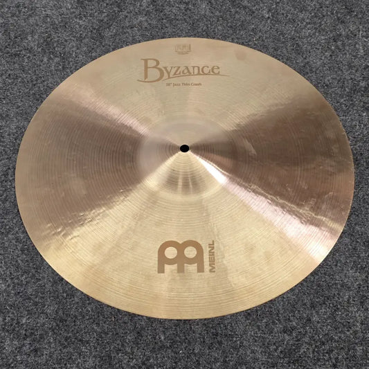 Used Meinl Byzance Jazz Thin Crash Cymbal 18" - Very Good - Drum Center Of Portsmouth