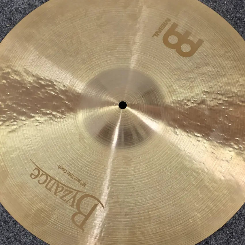 Used Meinl Byzance Jazz Thin Crash Cymbal 18" - Very Good - Drum Center Of Portsmouth