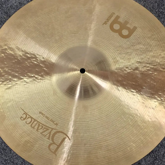 Used Meinl Byzance Jazz Thin Crash Cymbal 18" - Very Good - Drum Center Of Portsmouth