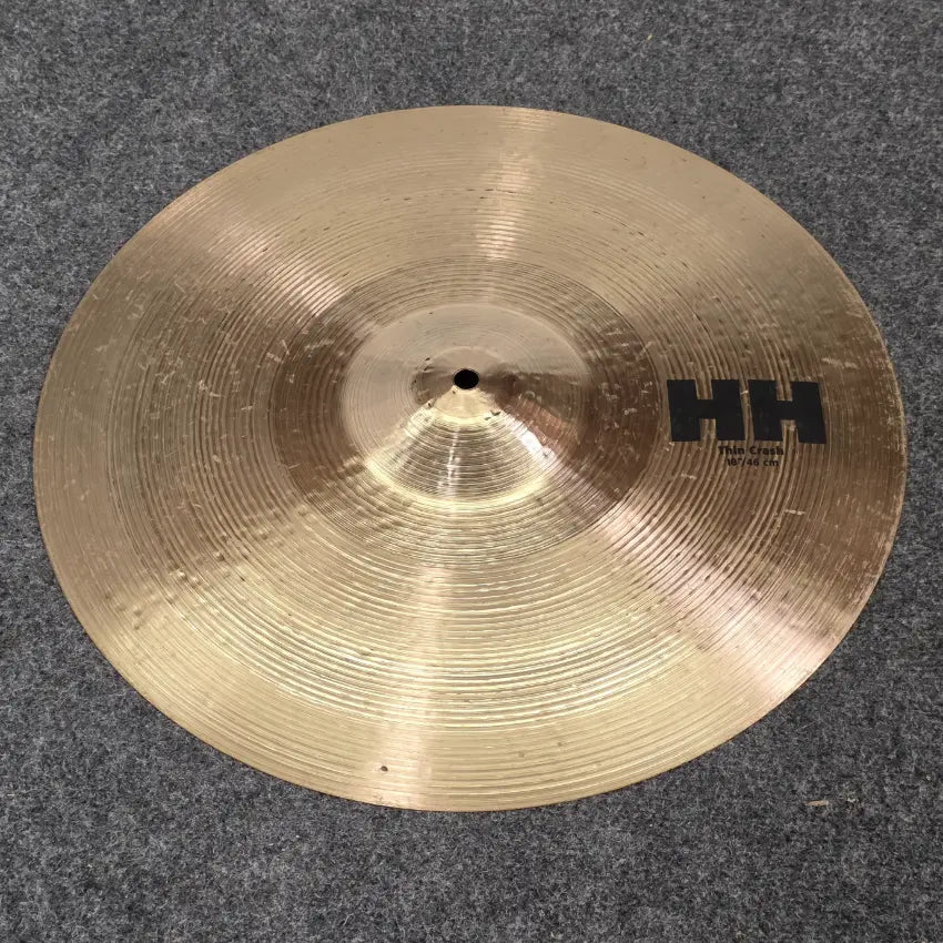 Used Sabian HH Thin Crash Cymbal 18 - Good - Drum Center Of Portsmouth