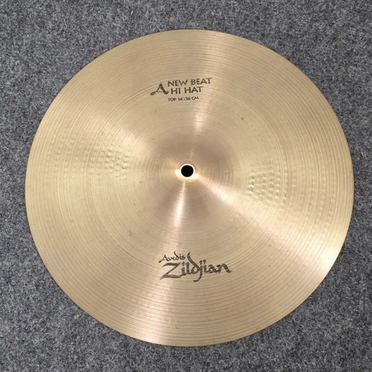 Used Zildjian New Beat Hi Hat Top Cymbal 14" - Good - Drum Center Of Portsmouth