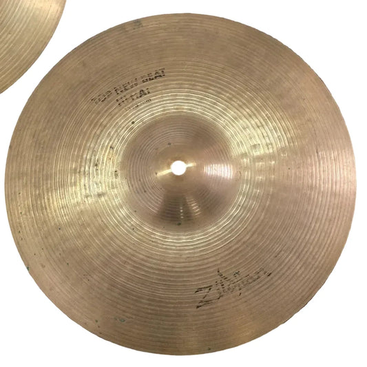 Used Zildjian New Beat Hi Hat Cymbals 13" 888/942 grams - Good - Drum Center Of Portsmouth