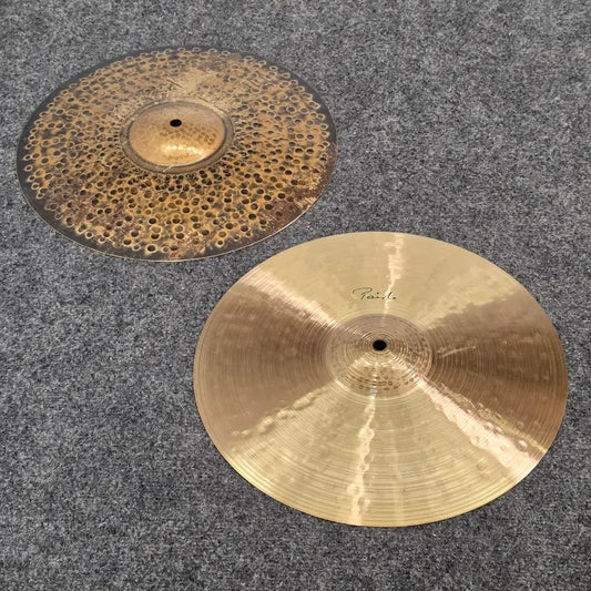 Used Paiste Signature Traditionals Medium Light Hi Hat Cymbals 14" - Excellent - Drum Center Of Portsmouth