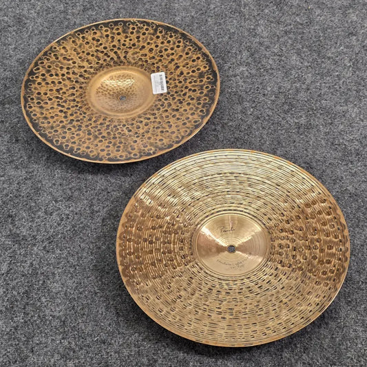 Used Paiste Signature Traditionals Medium Light Hi Hat Cymbals 14" - Excellent - Drum Center Of Portsmouth