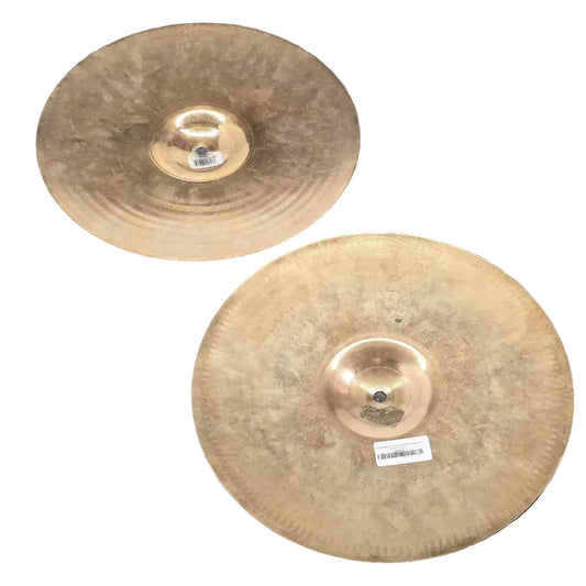 Used Zildjian A Custom Hi Hat Cymbals 14" - Good - Drum Center Of Portsmouth