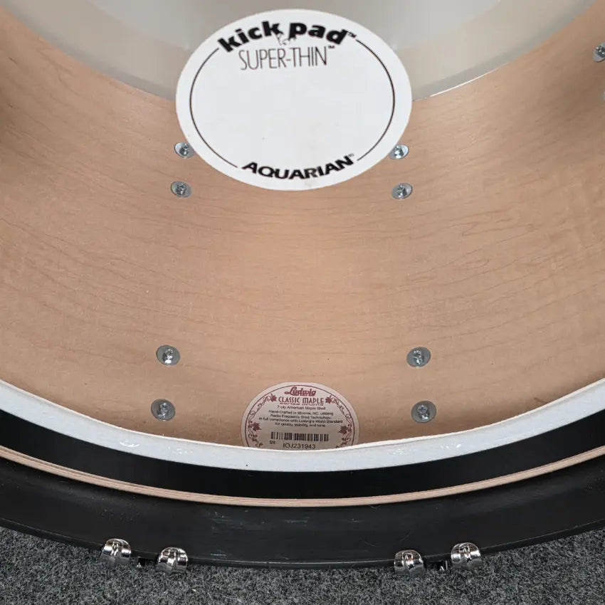 Used Ludwig Classic Maple 4pc Drum Set Citrus Mod - Very Good - Drum Center Of Portsmouth