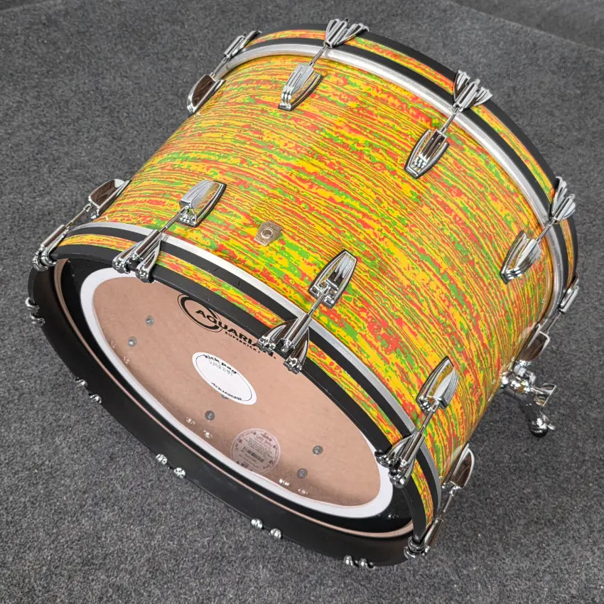 Used Ludwig Classic Maple 4pc Drum Set Citrus Mod - Very Good - Drum Center Of Portsmouth