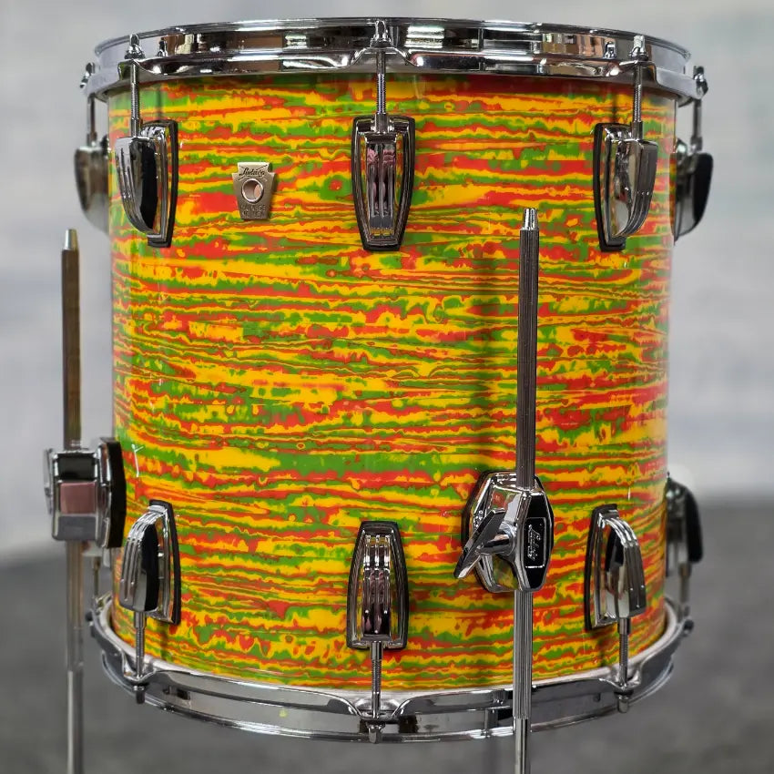 Used Ludwig Classic Maple 4pc Drum Set Citrus Mod - Very Good - Drum Center Of Portsmouth