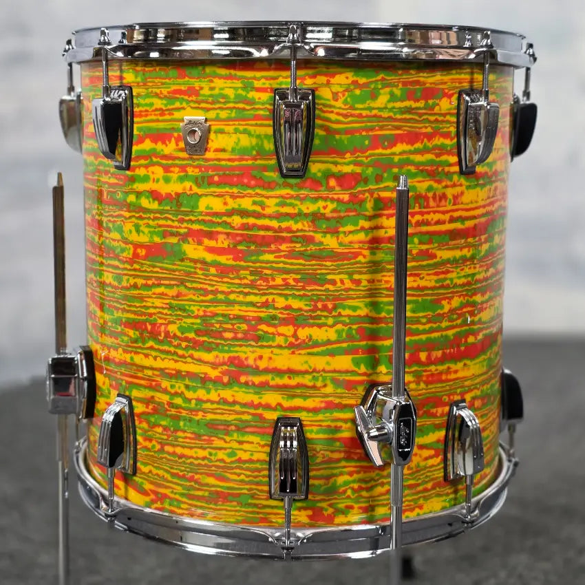 Used Ludwig Classic Maple 4pc Drum Set Citrus Mod - Very Good - Drum Center Of Portsmouth