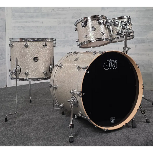 DW Performance Series Limited Edition Broken Glass 4pc Drum Set - Drum Center Of Portsmouth