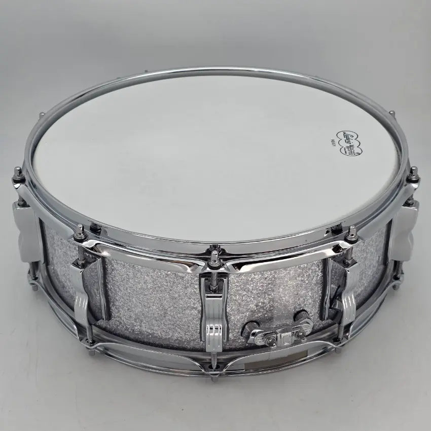 Used Ludwig Classic Oak Snare Drum 14x5 Silver Sparkle - Very Good - Drum Center Of Portsmouth